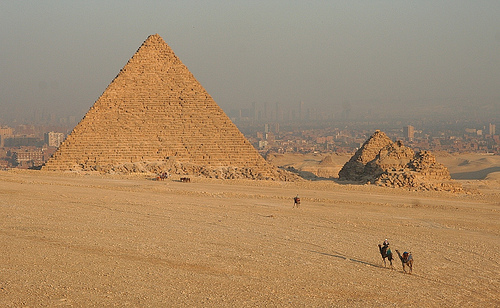 camels and pyramids, yup