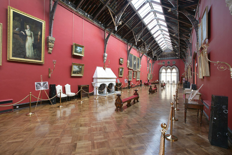 Kilkenny Castle Kilkenny City Ireland Interior Long Gallery.