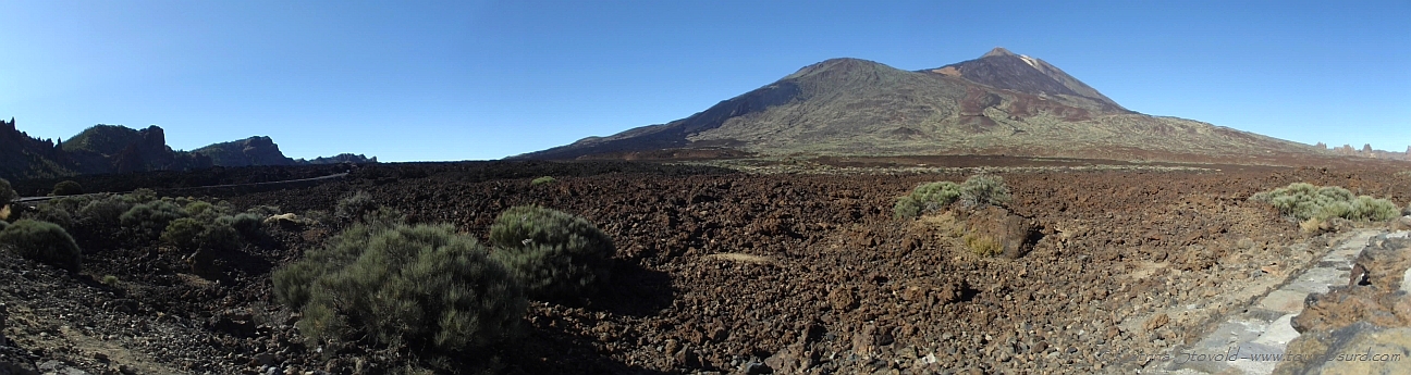 Panoramic shot of El Teide on Tenerife