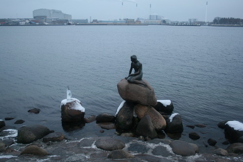 Hans Christian Andersen's Little Mermaid in Copenhagen, Denmark