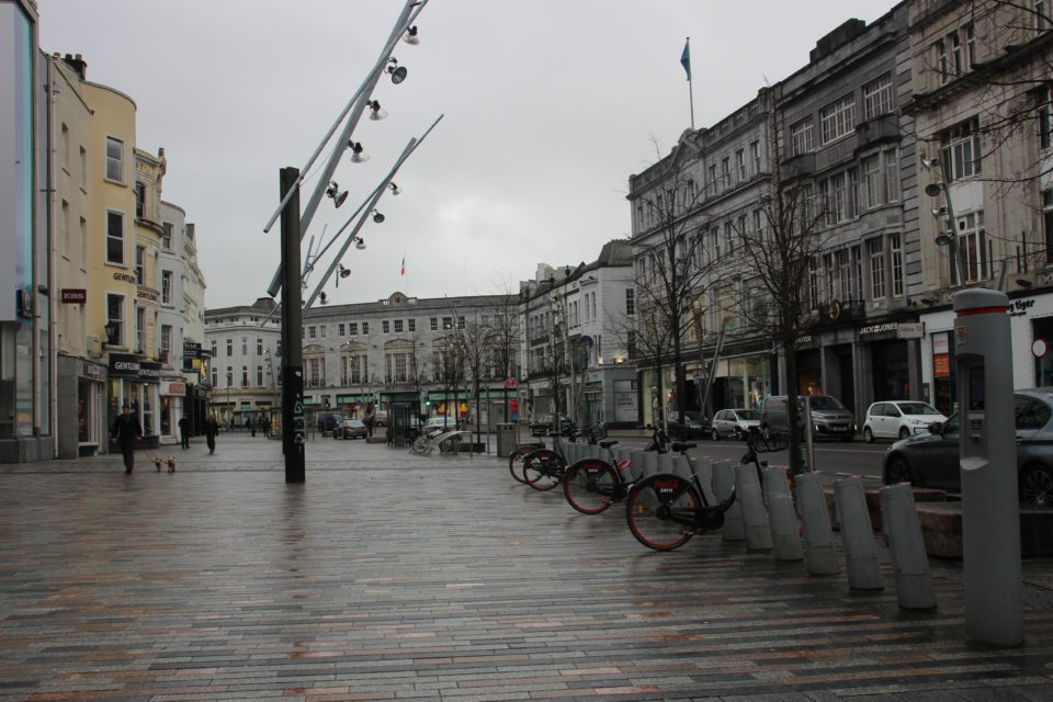 Empty St. Patrick's Street