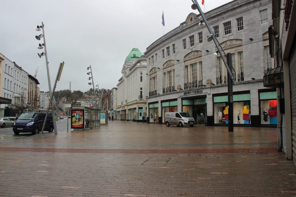 Empty Winthrop Street/Patrick's Street